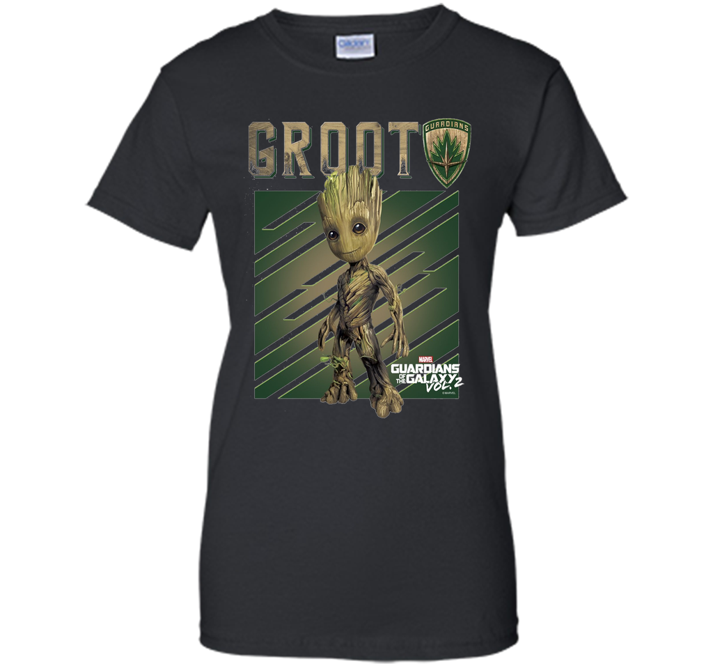 Marvel Groot Guardians of Galaxy 2 Growth Graphic T-Shirt