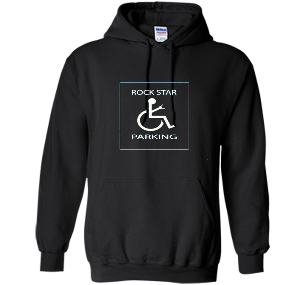 Rock Star Parking Handicap Sign t-shirt tee disabled funny