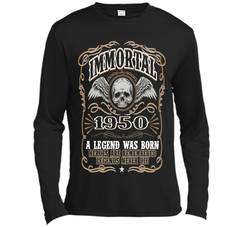Immortal 1950 T-Shirt. 66th Birthday Gift For Men.
