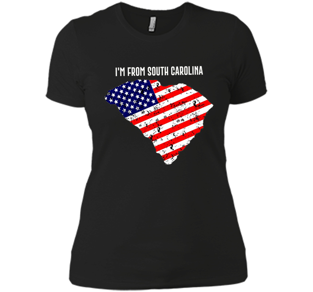 Proud of South Carolina USA flag Independence day Tshirt