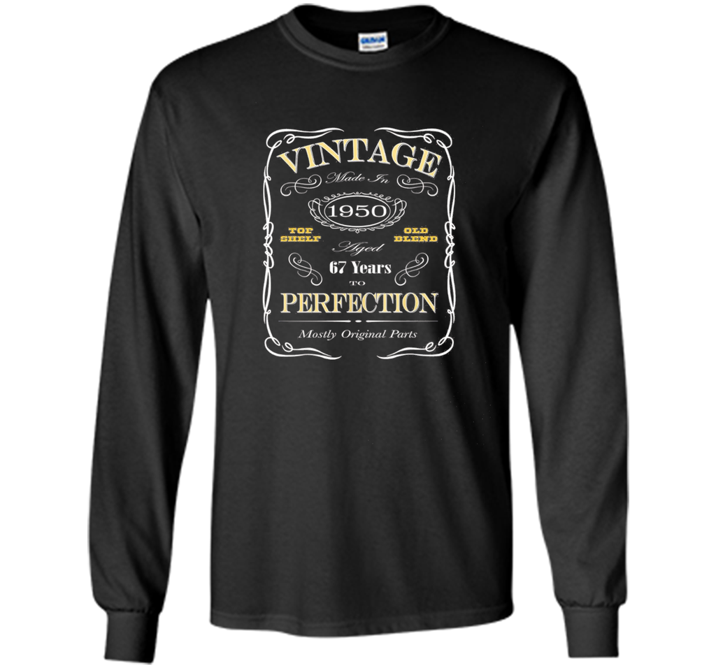 67th Birthday Gift T-Shirt - Born In 1950 Vintage Style