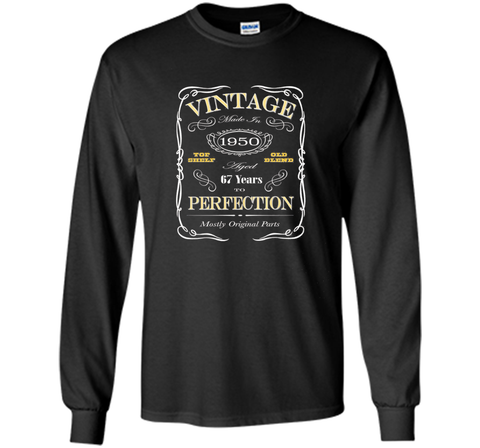 67th Birthday Gift T-Shirt - Born In 1950 Vintage Style