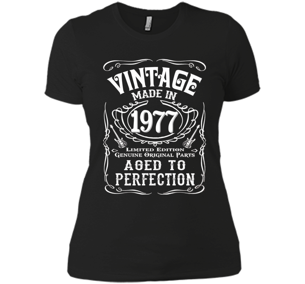 Vintage Made In 1977 Birthday Gift Idea T Shirt