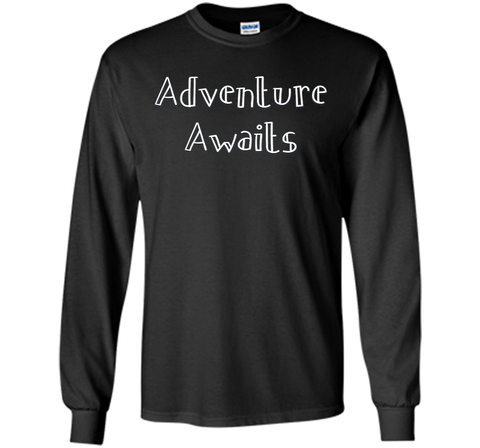 Adventure Awaits Motivational Hiking T Shirt