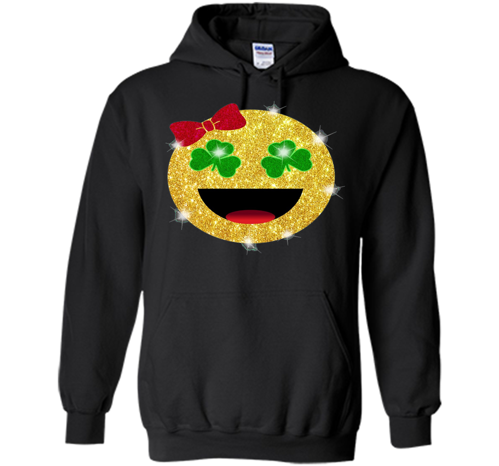 St. Patrick's Day Emoji T-Shirt for Girls and Women