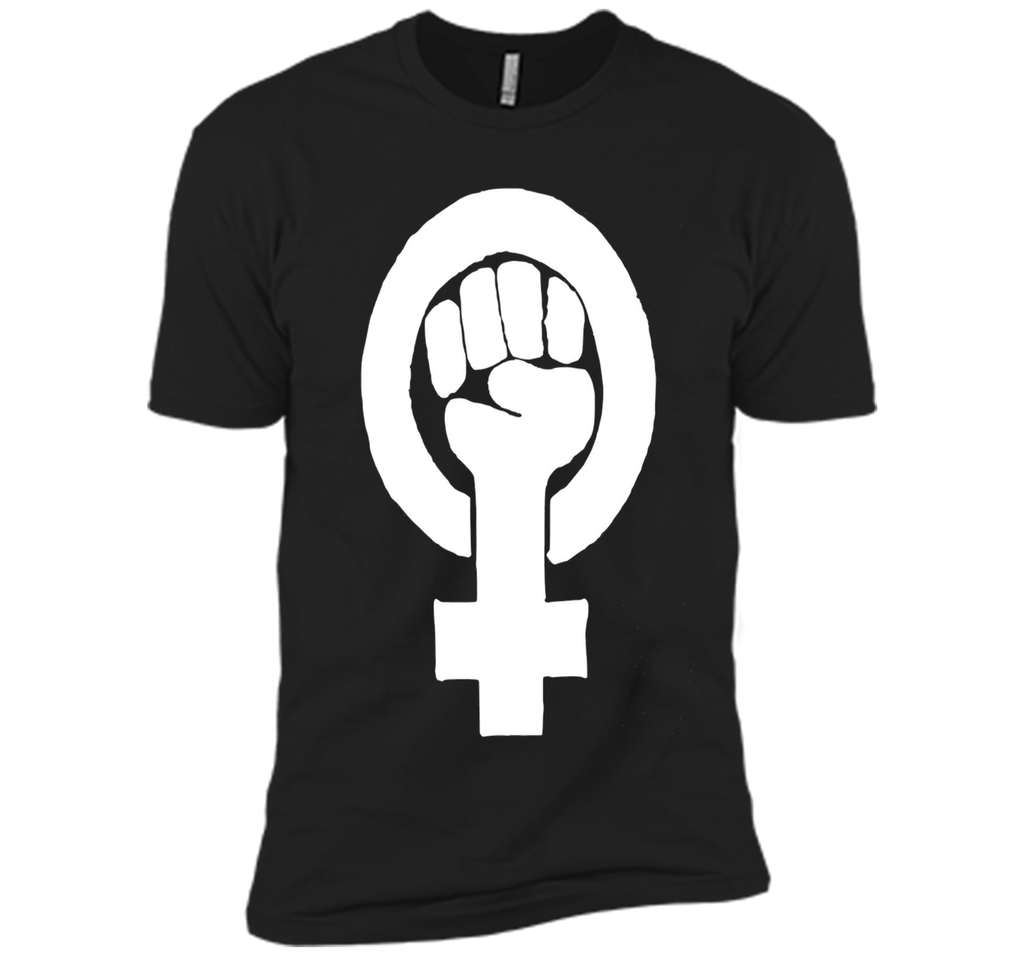 Feminist Symbol T-Shirt Protestor Support Feminism