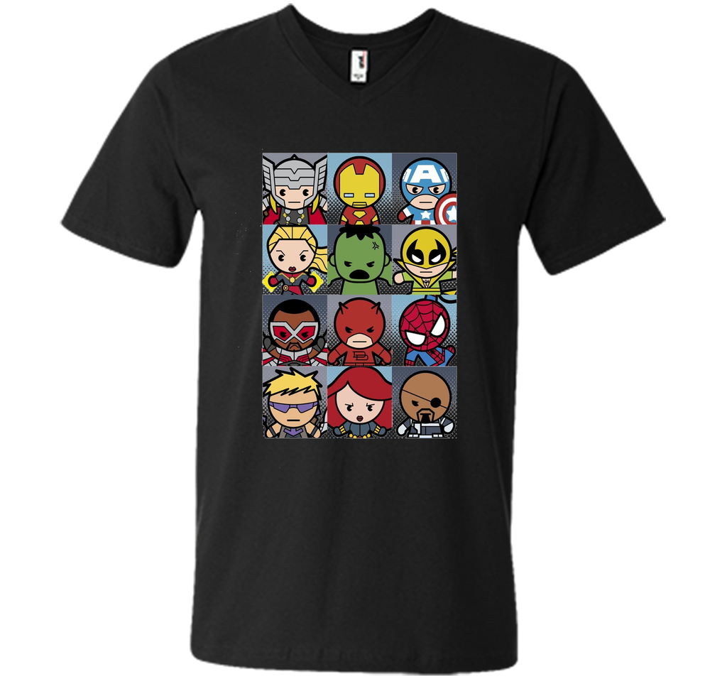 Kawaii Heroes Graphic T-Shirt