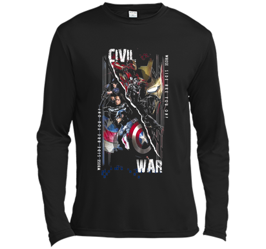 Captain America Civil War Sides Graphic T-Shirt