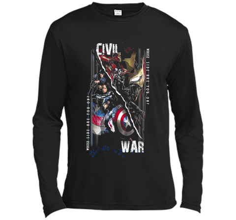 Captain America Civil War Sides Graphic T-Shirt