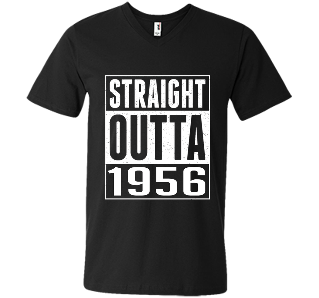61th Birthday Gift T-Shirt STRAIGHT OUTTA 1956 Shirt