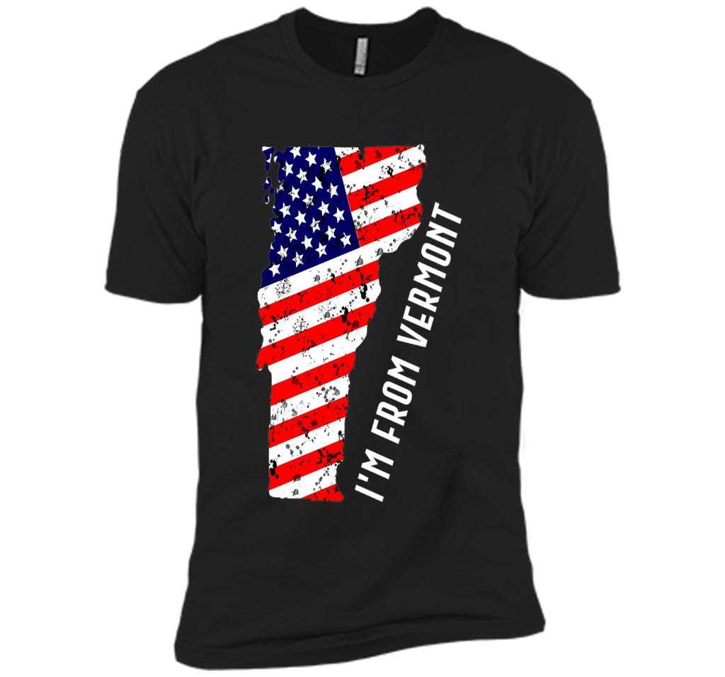 Proud of Vermont USA flag Independence day Tshirt