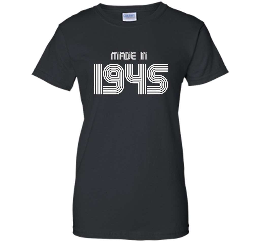 Stripe Made Born 1945 71st Birthday 71 Years Old T-Shirt
