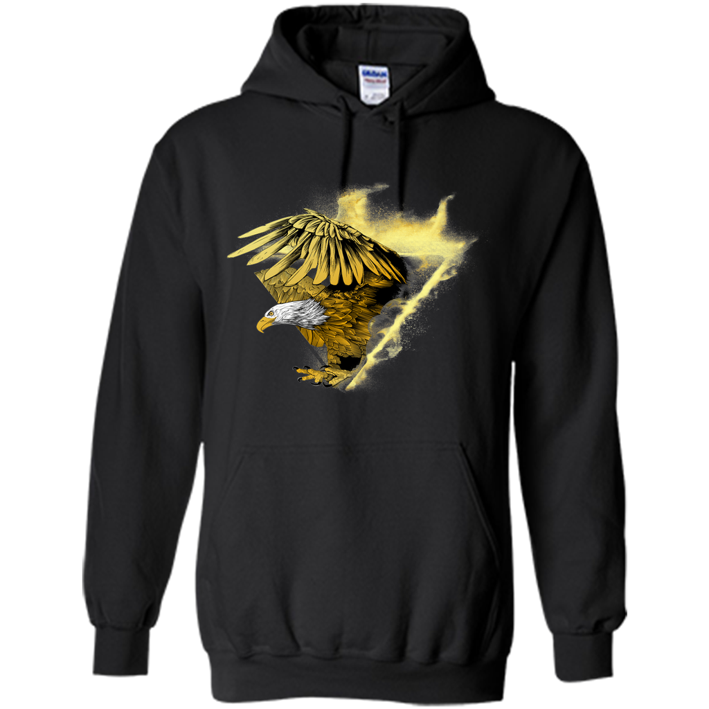Eagle in flames-Cartoon graphic T-Shirt