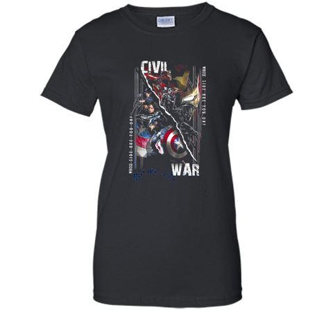 Captain America Civil War Sides Graphic T-Shirt