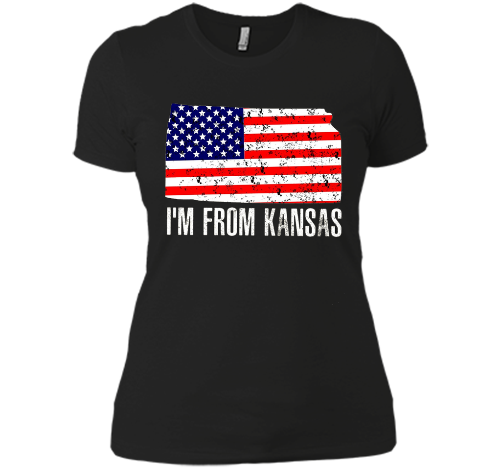 Proud of Kansa-US flag Independence day Tshirt