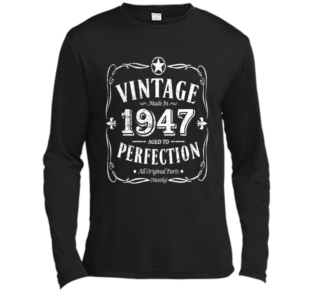 Vintage Made In 1947 Birthday Gift Idea T Shirt