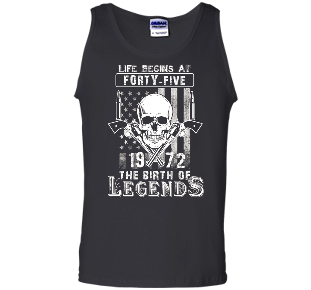 Life Begins At Forty Five-1972 The Birth Of Legends cool shirt