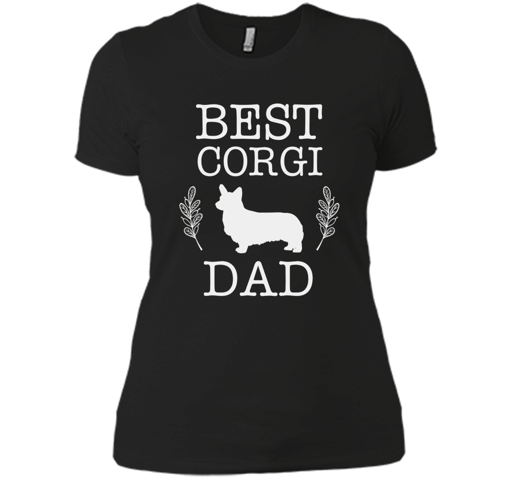 Best Corgi Dad Shirt Funny Father's Day Gift Dog Lover Corgi