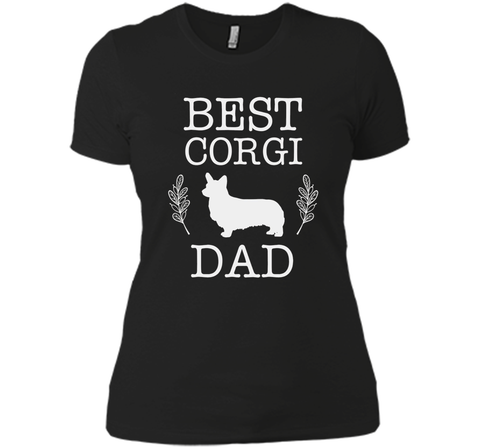 Best Corgi Dad Shirt Funny Father's Day Gift Dog Lover Corgi