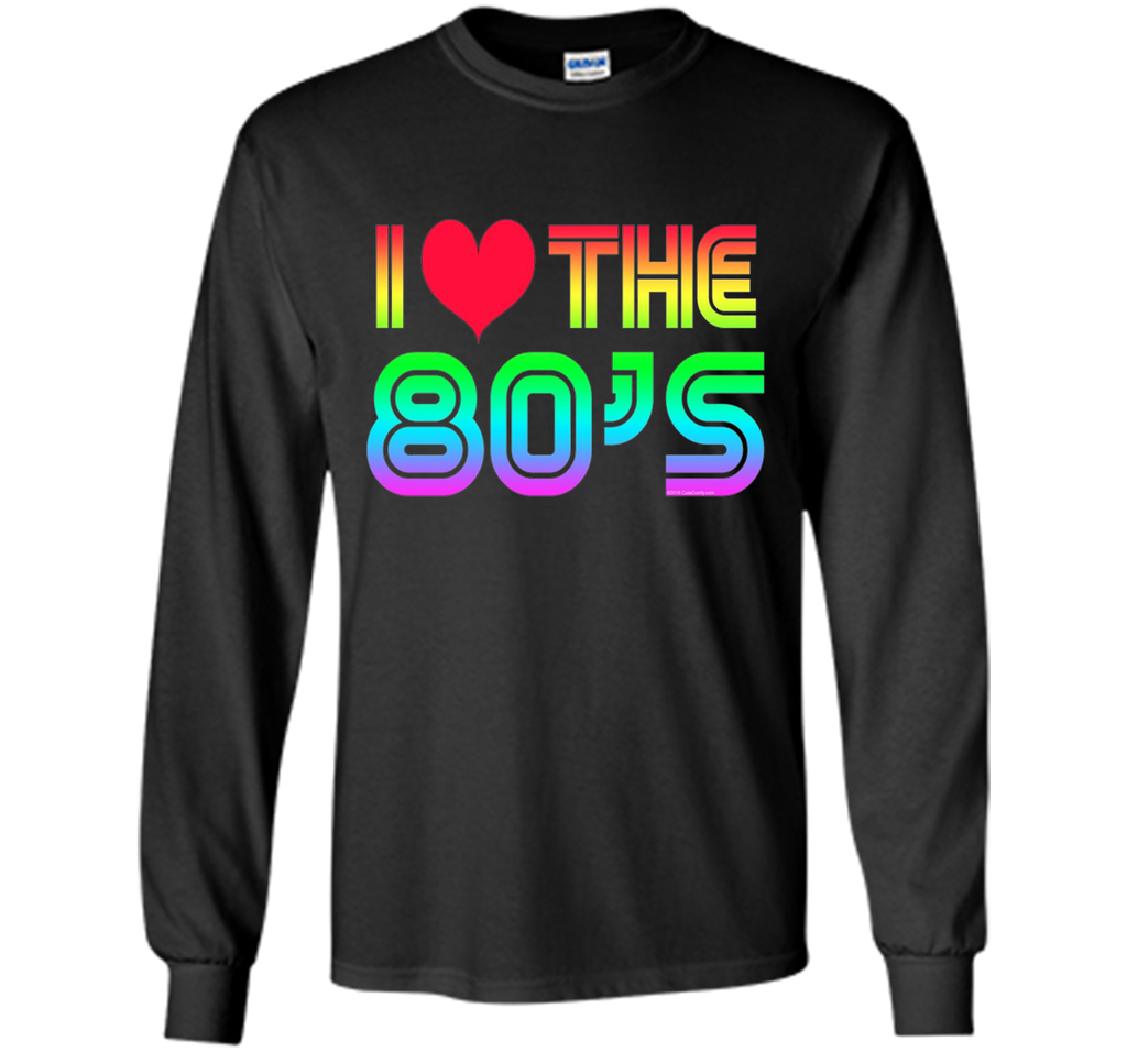 I Love the 80's Eighties Gaming Rainbow T-Shirt