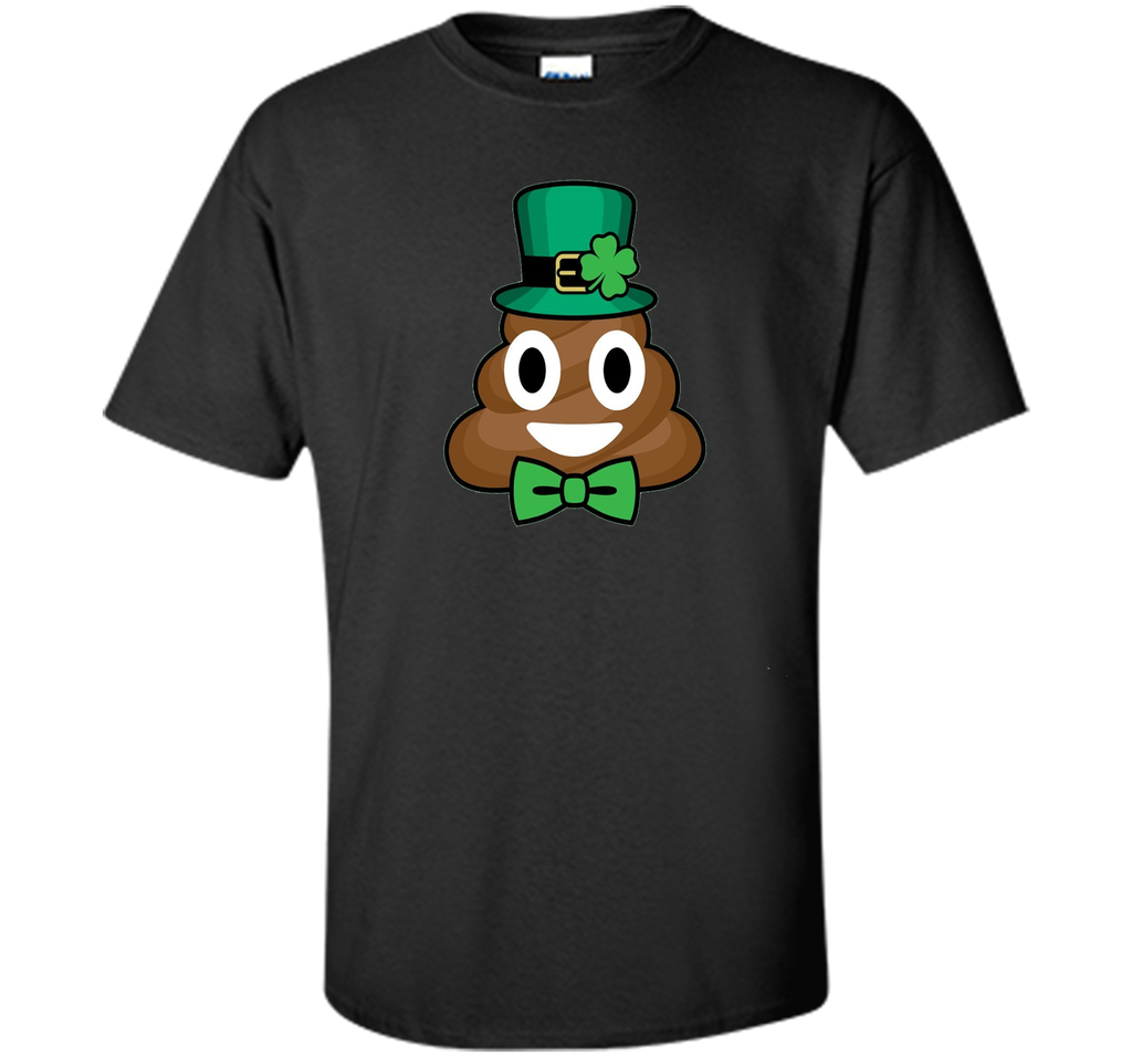 Leprechaun Costume Poop Emoji Funny St Patricks Day T-Shirt