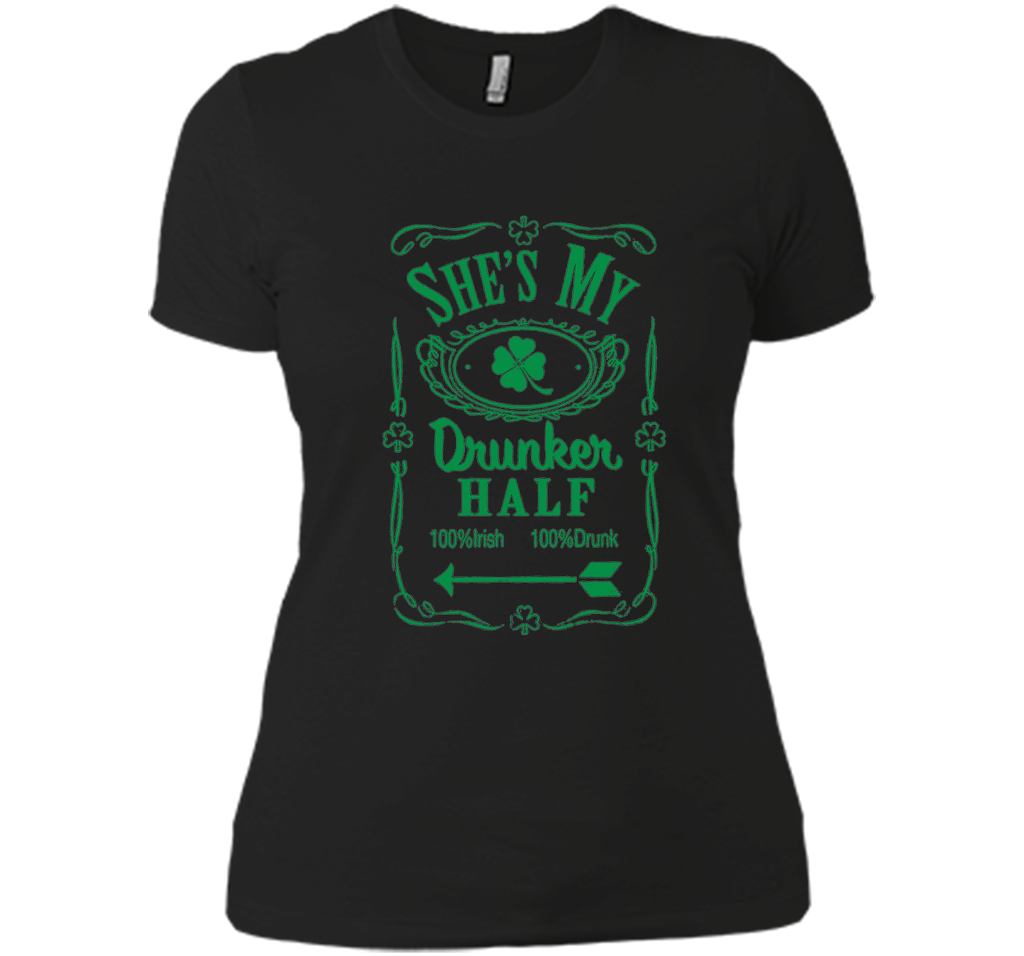 Irish Tshirt - She's My Drunker Half Shirt