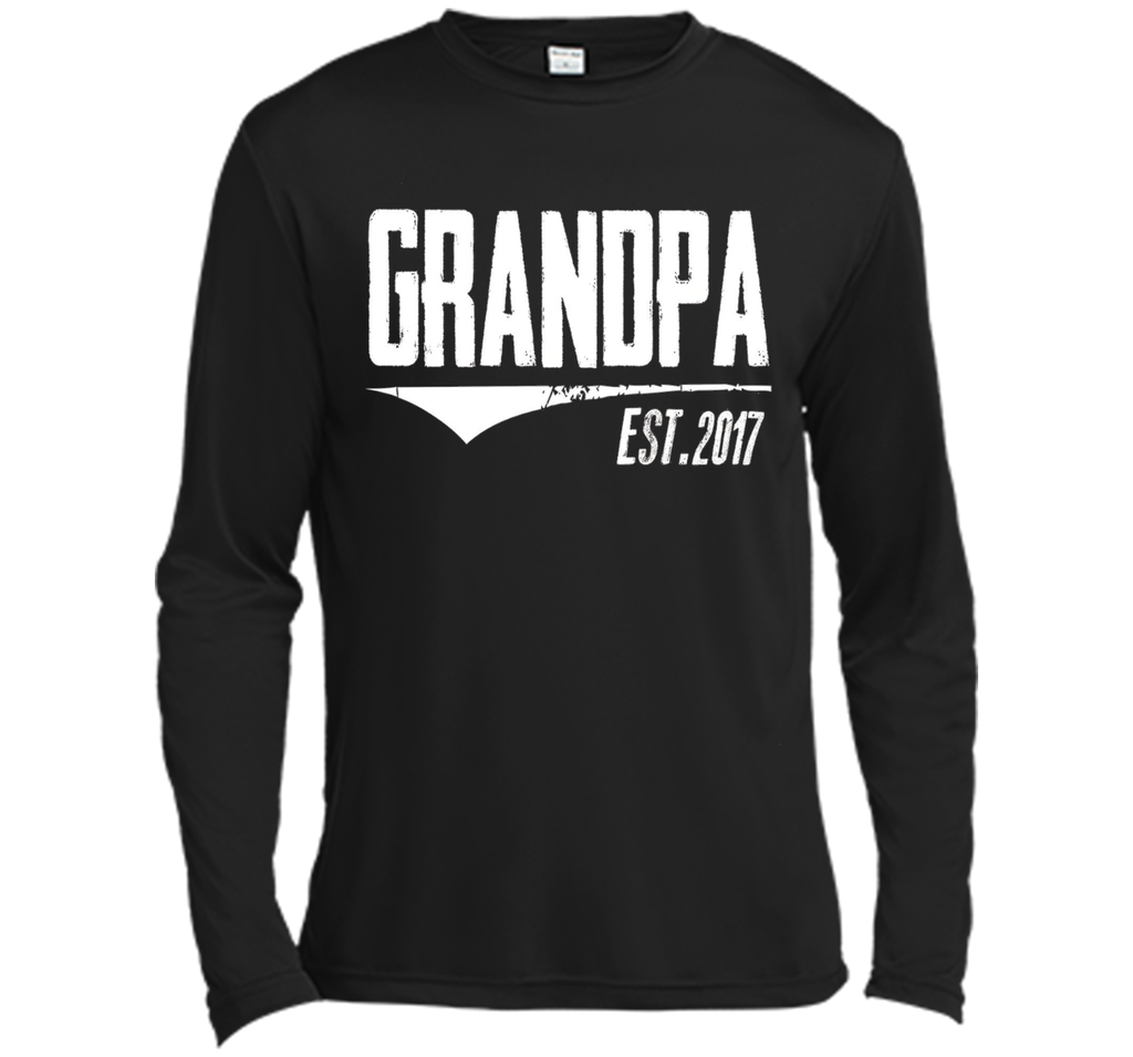 Men's Grandpa Est 2017 Shirt New Grandpa Gifts first father's Day