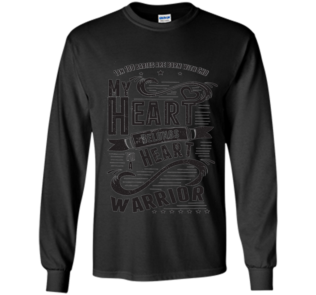 CHD Shirts - My Heart Belongs To A Heart Warrior T-Shirt