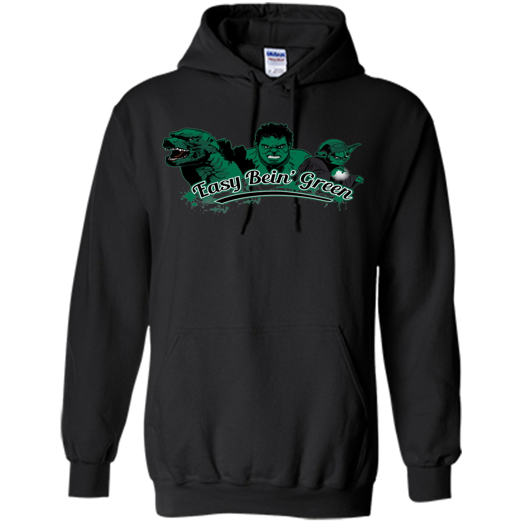 Easy Bein' Green-Cartoon graphic T-Shirt