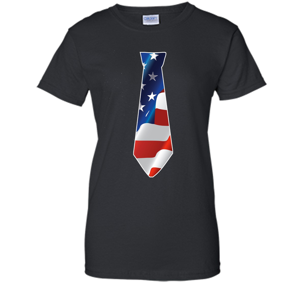 Fourth Of July Tie TShirt US Flag Independence Day Patriot