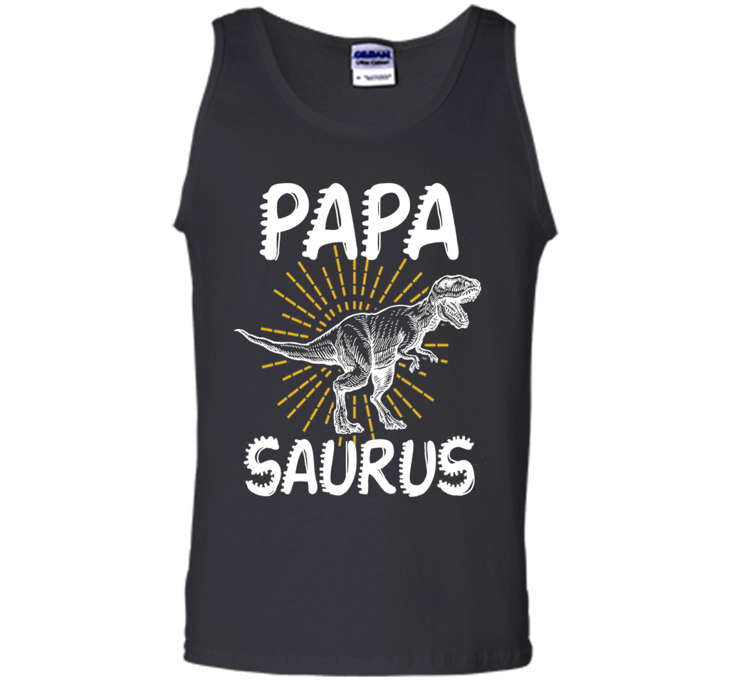 Dinosaur Papa  Proud Papa T- Shirt  Fathers Day Gift