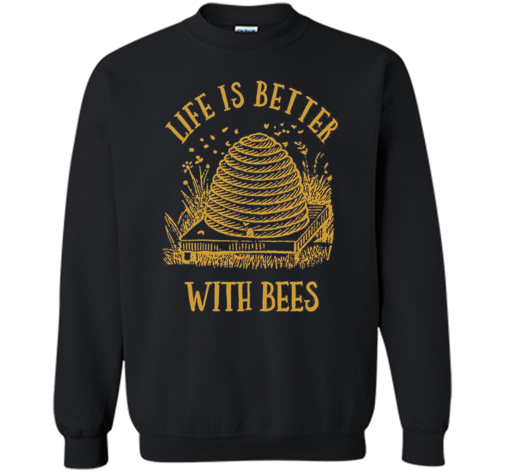 Vintage Beehive Life Is Better With Bees T-Shirt