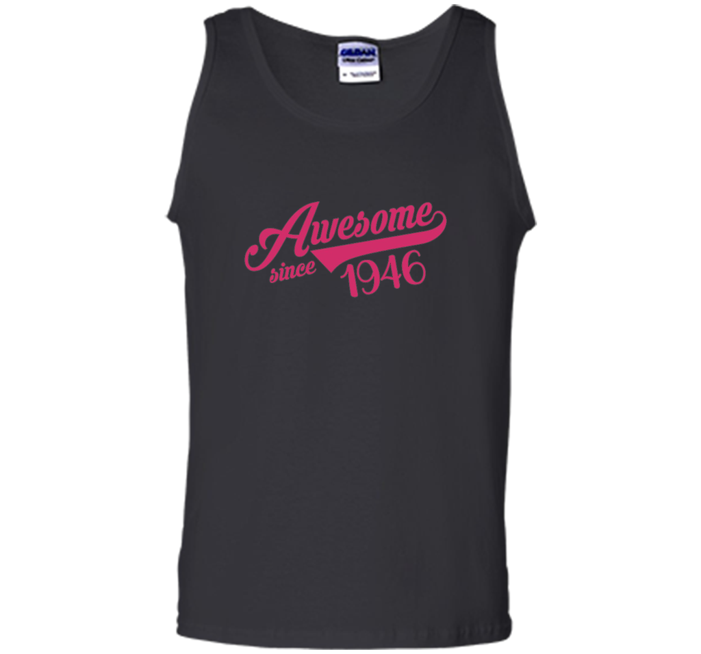 Awesome Since 1946 Womens T-Shirt Birthday Gift 70 Years Old