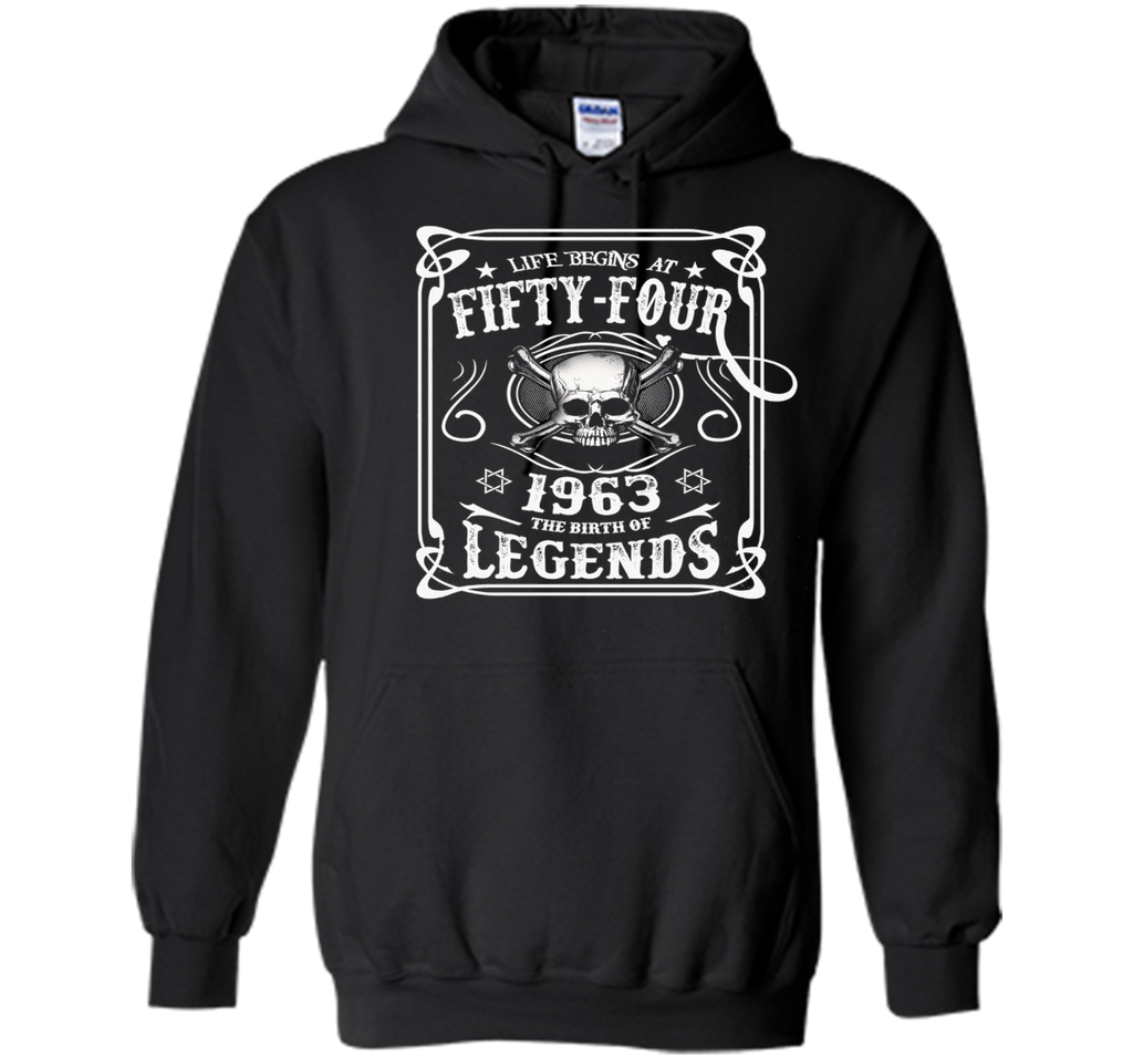 Life begins at 54 - 1963 - the birth of legends (v.2017) t-shirt