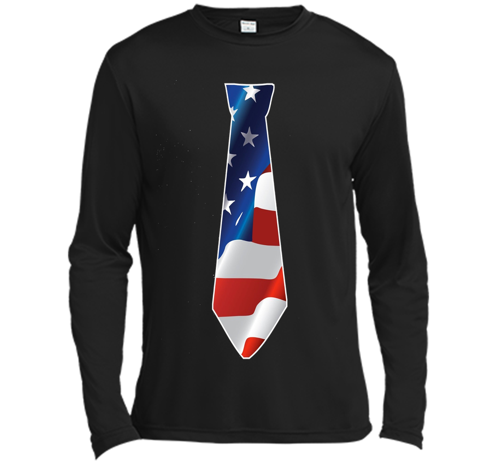 Fourth Of July Tie TShirt US Flag Independence Day Patriot