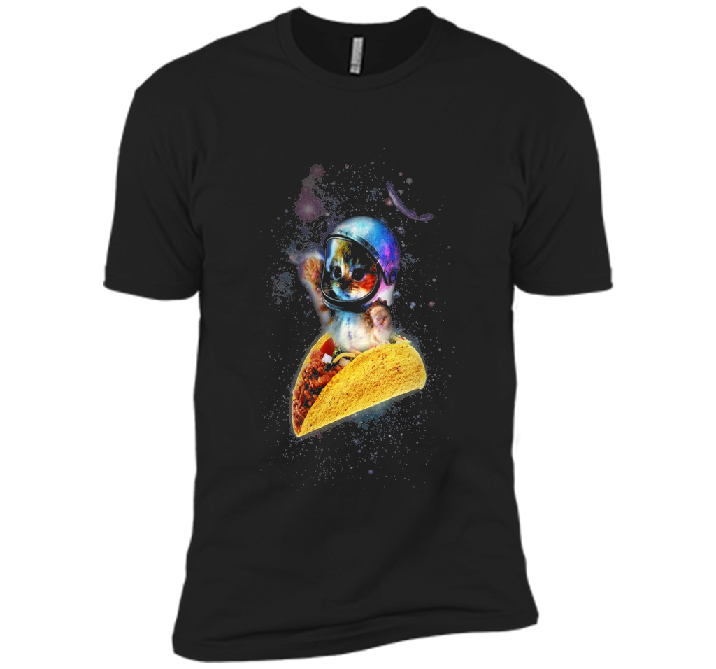 Official Crazy Space Taco Cat Funny T-Shirt