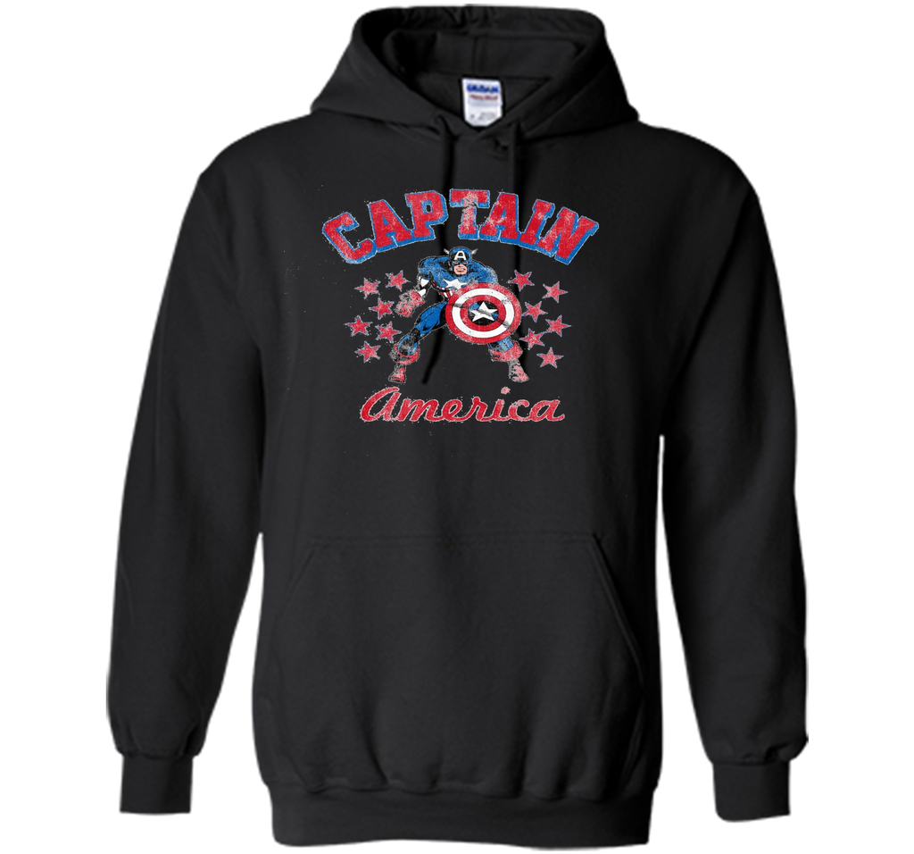 Classic Captain America Stars Graphic T-Shirt