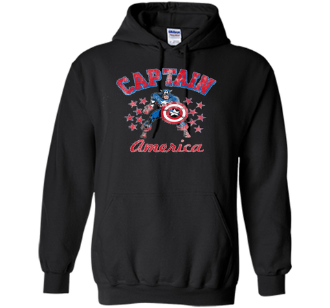 Classic Captain America Stars Graphic T-Shirt