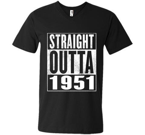65th Birthday Gift T-Shirt - STRAIGHT OUTTA 1951 Shirt