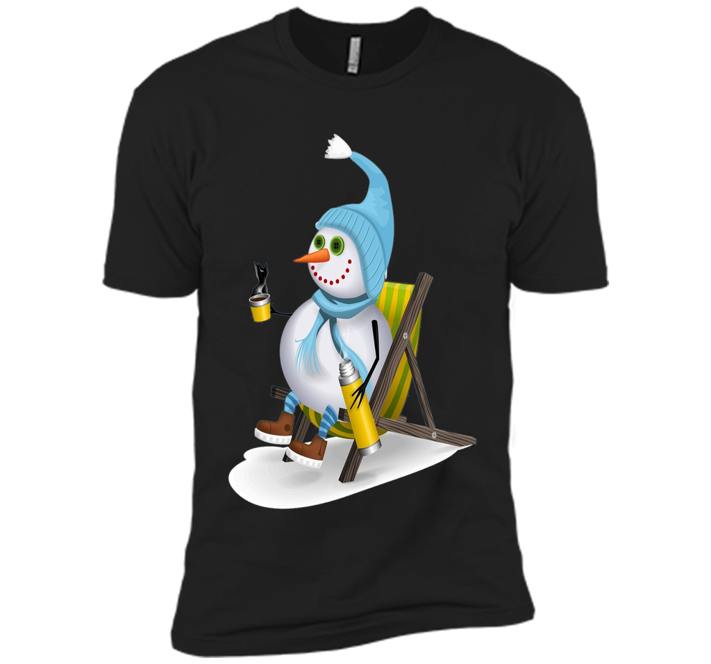 Snowman Camping T-Shirt