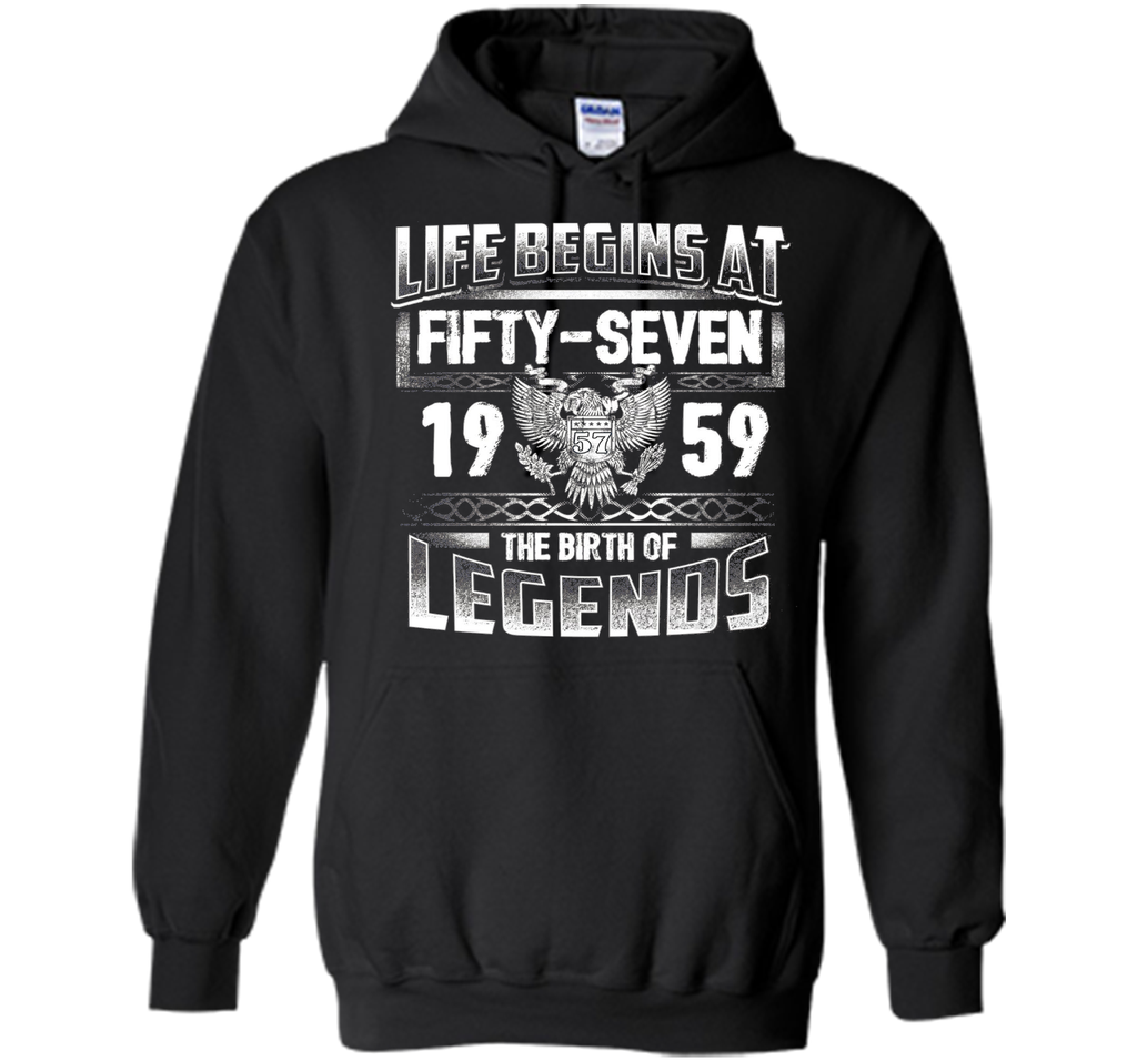 Life Begins At 57 - 1959 The Birth Of Legend T-Shirts Gifts