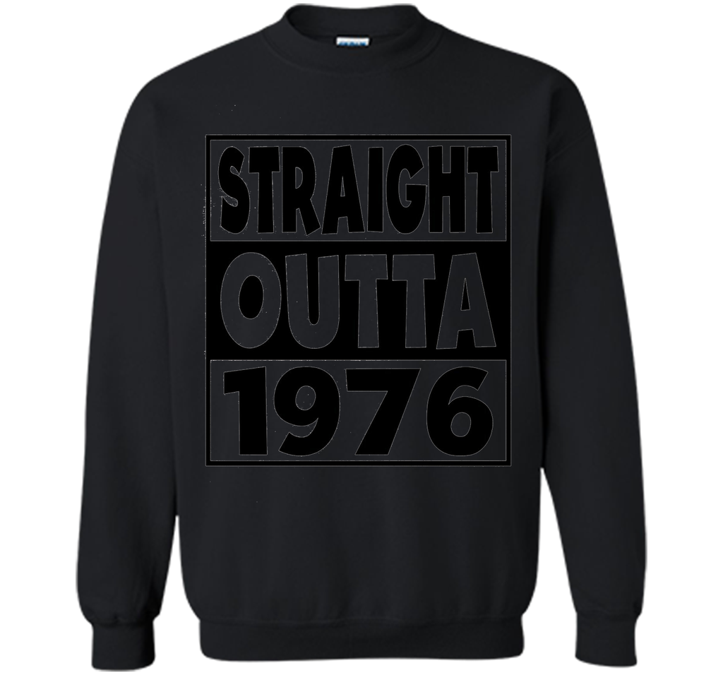 41st Birthday Gift T-Shirt Straight Outta 1976 White