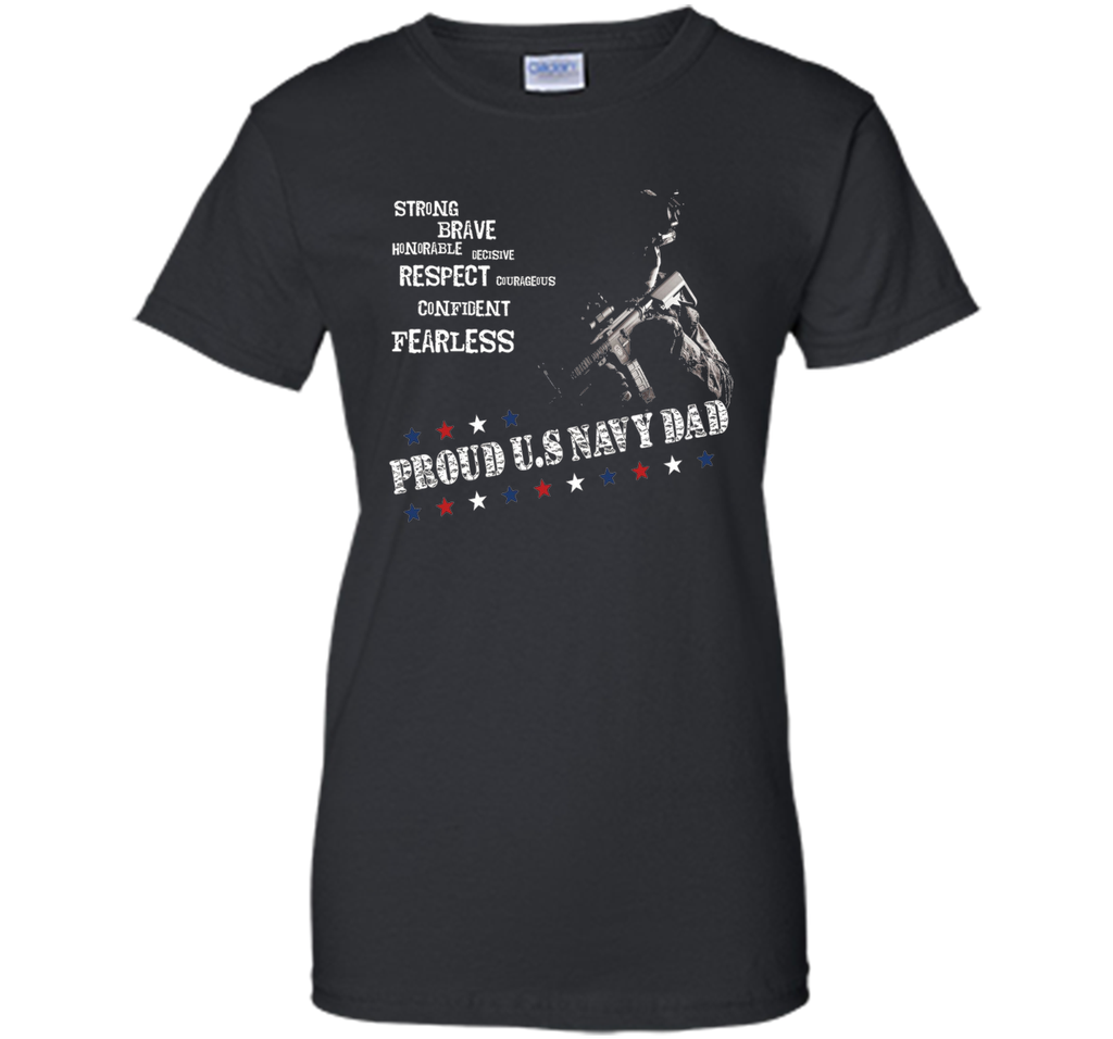 Mens Proud US Navy Dad Shirt, Pride Memorial Day T-Shirt