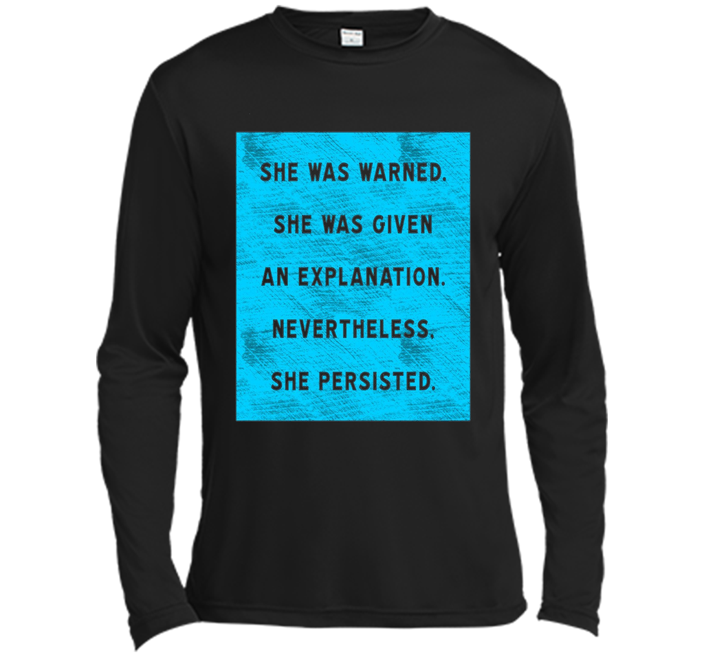 She persisted.