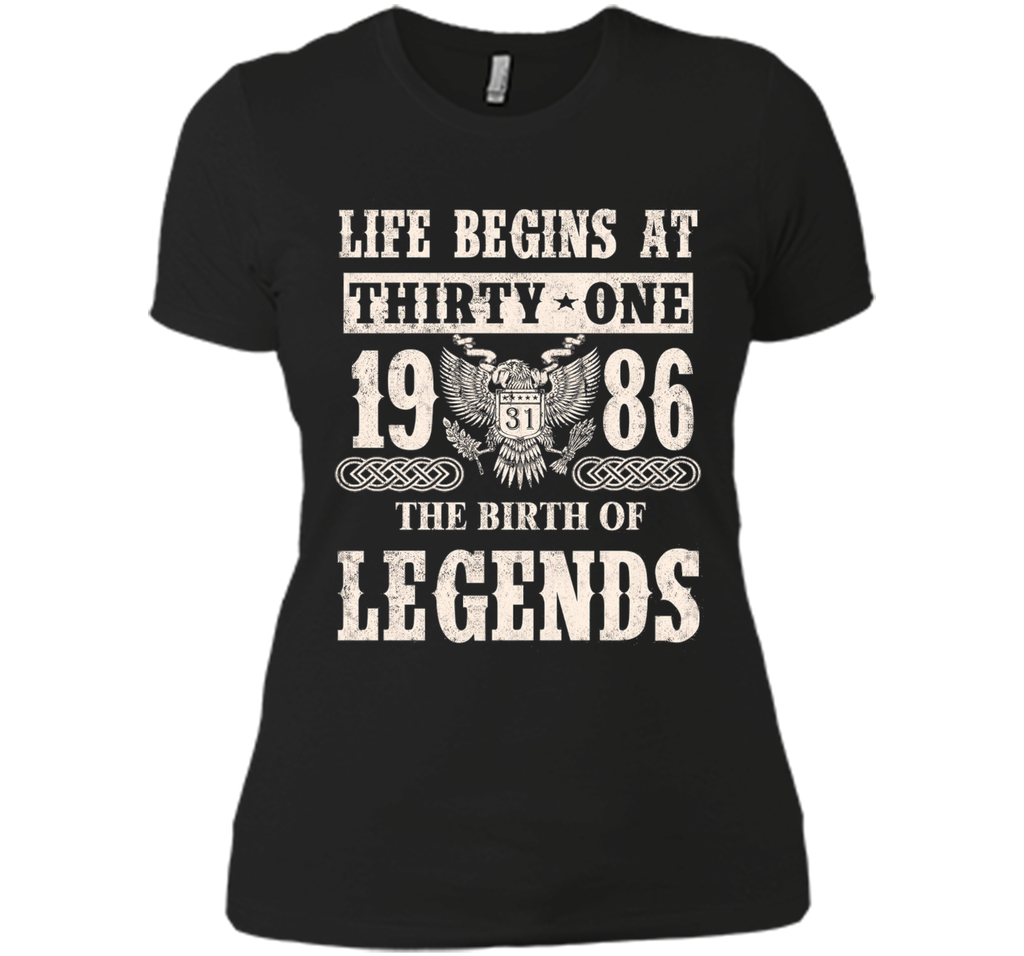 Life Begin At Thirty-One 1986 T Shirt