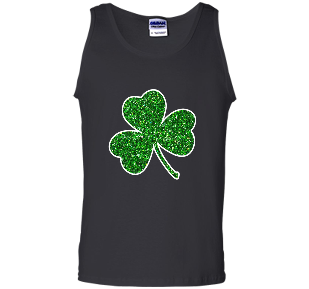 Green Glitter Shamrock t-shirt st. patrick's day