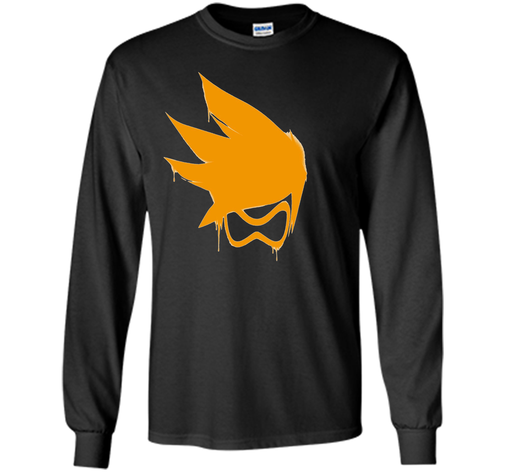 Overwatch Tracer Orange Spray Tee Shirt