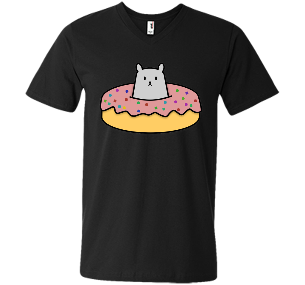 Donut T-Shirt With A Cute Creature T-Shirt