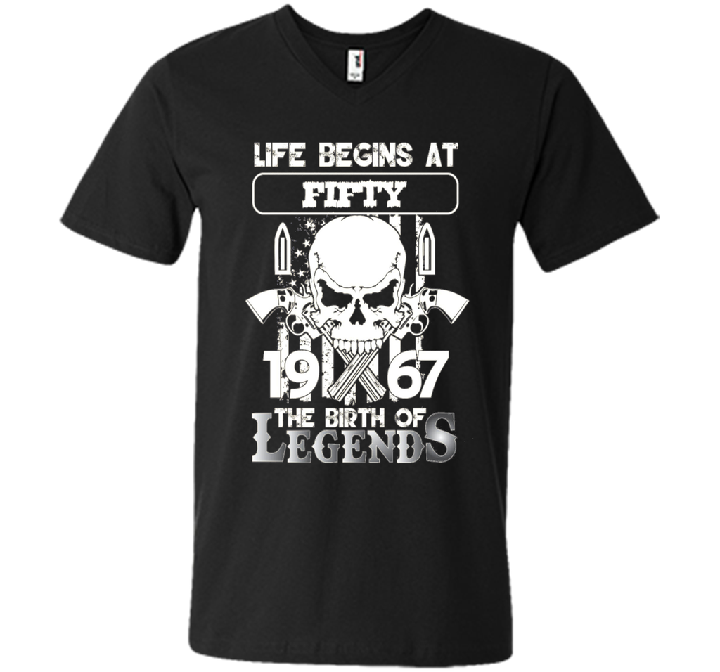 50th Birthday Gifts 1967 The Birth Of Legends T-Shirt