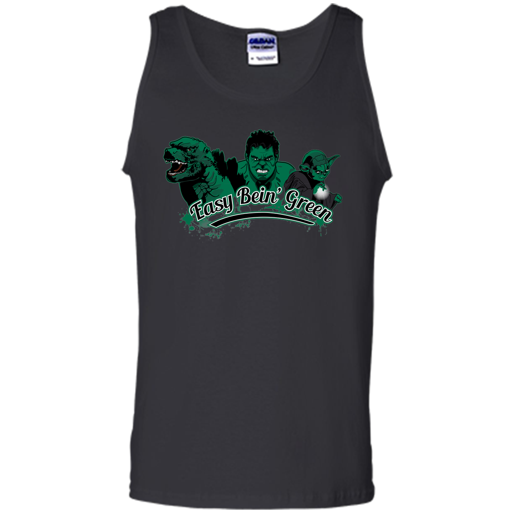 Easy Bein' Green-Cartoon graphic T-Shirt